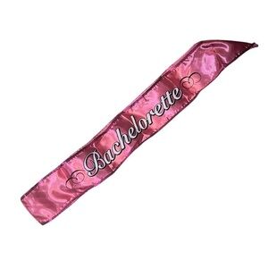 Pink Bachelorette Sash